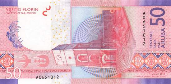 Aruba p.23a 50 Florin 2019